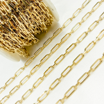 Load image into Gallery viewer, Gold Plated 925 Sterling Silver Diamond Cut Paperclip Link Chain