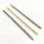 Load image into Gallery viewer, DC684. Diamond Silver Spike Pendant