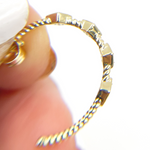 Load image into Gallery viewer, EHA56512. 14K Solid Gold and Diamonds Hoop Earrings