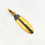 Load image into Gallery viewer, DC868. Diamond Sterling Silver Marquise Shape Pendant