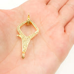Load image into Gallery viewer, Sterling Silver Fancy Trigger Clasp