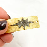 Load image into Gallery viewer, DC964. Diamond Sterling Silver Rectangle Star Connector