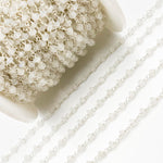 Load image into Gallery viewer, Moonstone Sterling Silver Wire Chain