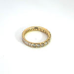 Load image into Gallery viewer, 14k Solid Gold Eternity Ring.