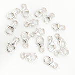 Load image into Gallery viewer, White Sterling Silver Trigger Clasp