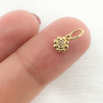 Load image into Gallery viewer, Shop now 14K Solid Gold Diamond Flower Charm