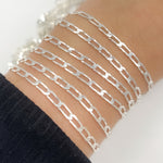 Load image into Gallery viewer, Sterling Silver Flat Curb Chain