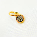 Load image into Gallery viewer, DC289. Diamond Sterling Silver Round Mini Charm