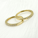 Load image into Gallery viewer, 14K Solid Gold Diamond Ring.