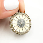 Load image into Gallery viewer, Sterling Silver Round Star Enamel Pendants