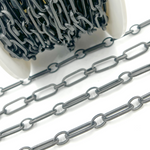 Load image into Gallery viewer, Black Paperclip Chain