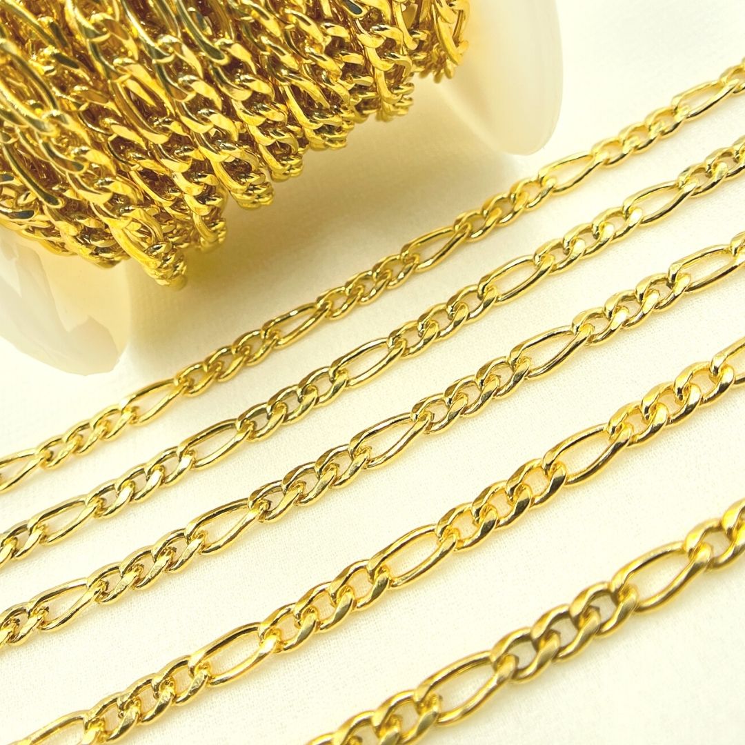 5031CHRGF. 14k Gold Filled Figaro Chain
