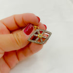 Load image into Gallery viewer, Sterling Silver Eye Pendant with Gemstone