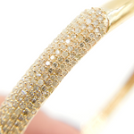 Load image into Gallery viewer, KG86. 14K Solid Gold Diamonds Bangle