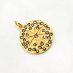 Load image into Gallery viewer, DP390. Diamond & Sterling Silver Star Pendant