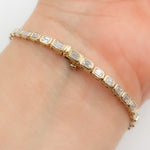Load image into Gallery viewer, 14k Solid Gold Diamond Bracelets
