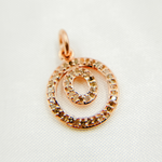 Load image into Gallery viewer, DC928. Diamond Sterling Silver Round Charm