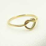 Load image into Gallery viewer, 14K Solid Gold Heart Ring.