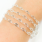 Load image into Gallery viewer, Diamond Cut Oval Link Chains
