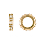 Load image into Gallery viewer, CMB00107. 14K Solid Gold Diamond Ring Charm