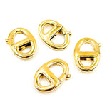 Load image into Gallery viewer, Gold-plated Sterling Silver Marina Clasp