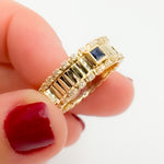 Load image into Gallery viewer, Blue Sapphire Band Ring