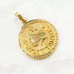 Load image into Gallery viewer, Diamond Sterling Silver Sagittarius Zodiac Pendant