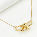 Load image into Gallery viewer, NFZ71461. 14K Solid Gold Knot Necklace