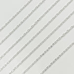 Load image into Gallery viewer, Shop Now Sterling Silver Diamond Cut Paperclip Link Chain