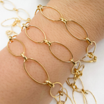 Load image into Gallery viewer, Gold Plated 925 Sterling Silver Oval Link Chain