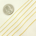 Load image into Gallery viewer, 14K Solid Gold Rolo Link Chain