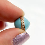 Load image into Gallery viewer, DC722A. Diamond Sterling Silver Round Enamel Bead