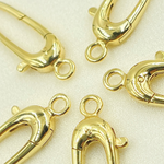 Load image into Gallery viewer, Gold Plated 925 Sterling Silver Trigger Clasp 30x11mm. 319
