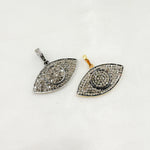 Load image into Gallery viewer, DP293. Diamond Sterling Silver Eye Pendant