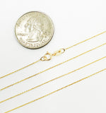 Load image into Gallery viewer, 14K Solid Gold Cable Chain