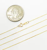 Load image into Gallery viewer, 14K Solid Gold Cable Chain