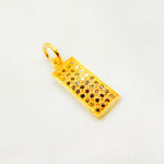 Load image into Gallery viewer, DC290. Diamond Sterling Silver Rectangle Charm