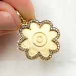 Load image into Gallery viewer, Buy Now Diamond Sterling Silver Flower Pendant