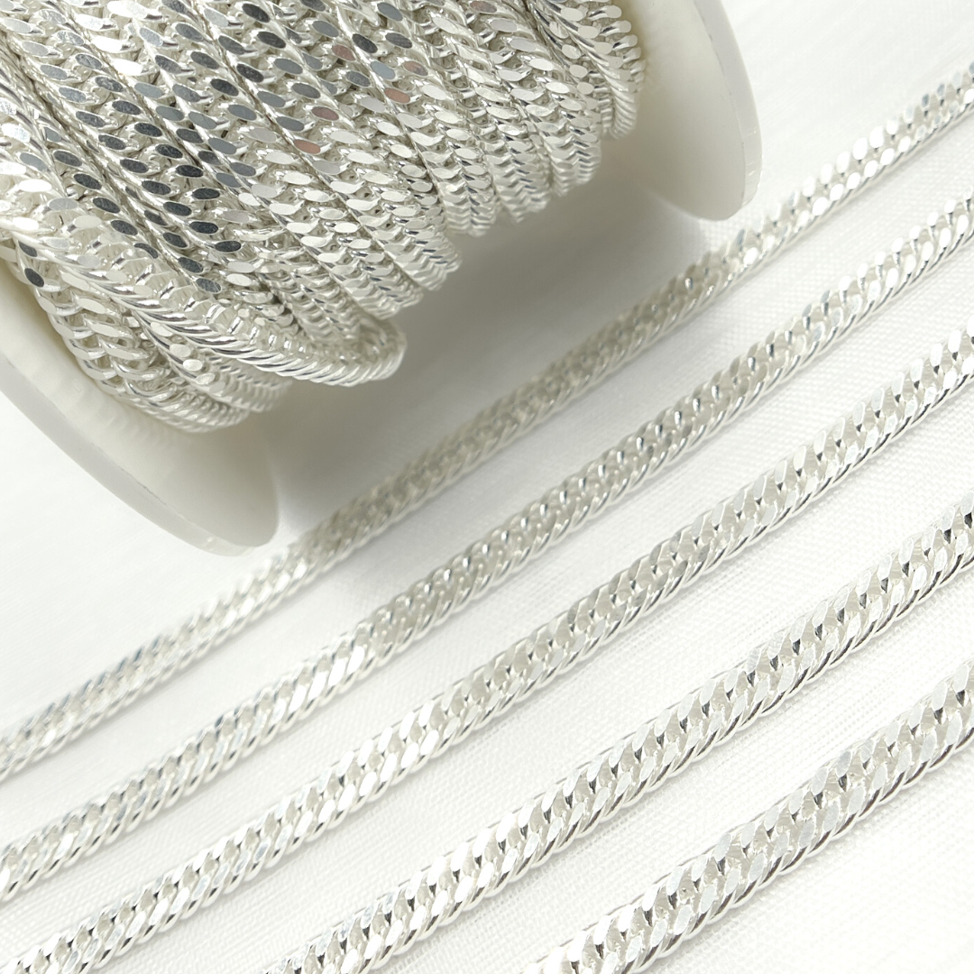 Y68SS. Sterling Silver Double Curb Chain