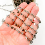 Load image into Gallery viewer, Silver Dangle Square Chain