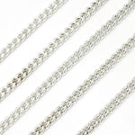 Load image into Gallery viewer, Shop Now  Sterling Silver Curb Chain