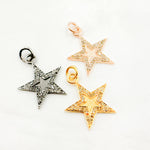 Load image into Gallery viewer, DC853. Diamond Sterling Silver Star Pendant