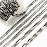 Load image into Gallery viewer, Shop Now Silver Double Curb Chain