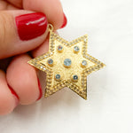 Load image into Gallery viewer, Shop Now Diamond Silver Star Pendant with Gemstone