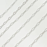 Load image into Gallery viewer, Buy Now Long and Short Flat Oval Link Chain