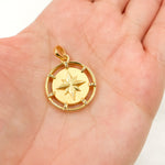 Load image into Gallery viewer, Diamond Sterling Silver Round Star Pendant