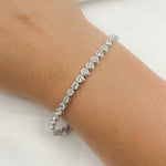 Load image into Gallery viewer, BTS65183. 14k Solid Gold Diamond Tennis Bracelet