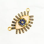 Load image into Gallery viewer, Shop Now Sterling Silver Eye Flower Enamel Pendants