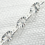 Load image into Gallery viewer, V91SS. Sterling Silver Diamond Cut Marina Chain