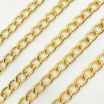 Load image into Gallery viewer, Gold Plated 925 Sterling Silver Textured Cable Chains